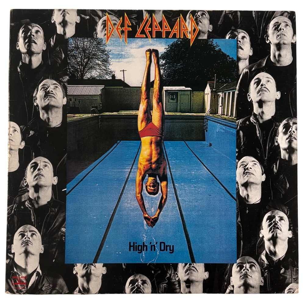 Def Leppard High 'n' Dry Vinyl LP Mercury SRM-1-4021 1981 Hard Rock Record